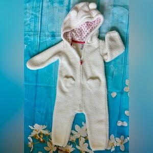 Adora-Bear fleece onesie. 12M